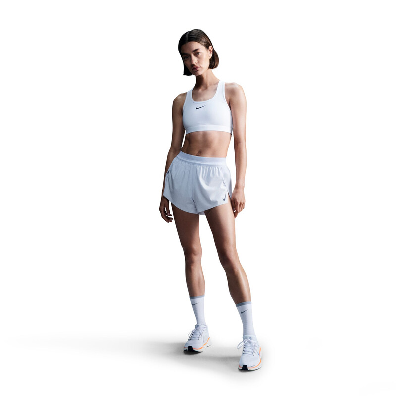 Nike Swoosh Medium Support Bra (W) (White)