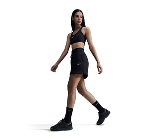 Nike Swoosh Medium Support Bra (W) (Black)